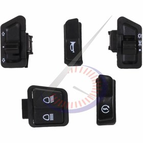 Resim Monero DÜĞME SETİ 5 " Lİ SCOOTER - ARORA SPECIAL-ALFA 