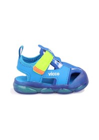 Resim Vicco Live 332b525y217 Mavi Ortopedik Günlük Işıklı Erkek Çocuk Spor Sandalet 