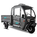 Resim Yuki ILGAZ PRO Direksiyonlu Elektrikli Motosiklet - 2024 Model (Fan-Isıtıcı-Kamera-Teyp-Geri Görüş-Sunroof) 