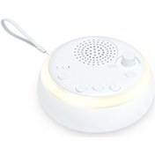 Resim Yaleker Bebekler Ve Yetişkinler İçin 16 Sesli Usb Şarjlı Mini Beyaz Gürültü Makinesi - Gece Lambalı Beyaz 