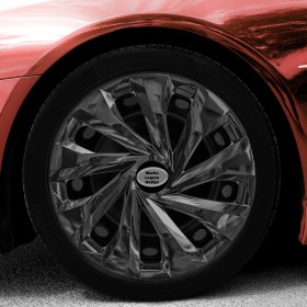 Resim Chevrolet Aveo 15 Inç Jant Kapağı Amblemli Piano Black (4 Adet) 217 Wg 