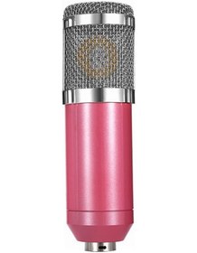 Resim Yaozixa Profesyonel Kondansatör Mikrofon - Ses Kaydı Ve Bilgisayar K İçin Yüksek Hassasiyetli, Pembe 