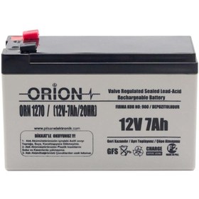 Resim Orion Orn1270 12v 7ah Bakımsız Kuru Akü T2 Soket - 10/2022 Üretim 