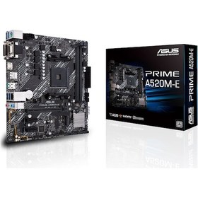 Resim Prime A520M-E AMD A520 Soket AM4 DDR4 4600 MHz mATX Anakart 