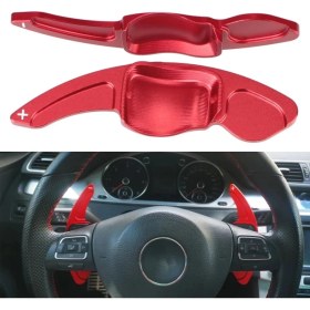 Resim Yıldız Tuning Passat B7 F1 Paddle Shifter Kulakçık Kırmızı Renk Büyük Boy 