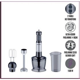 Resim Empressco Çok Renkli 2400 Blender Seti, Pratik ve Şık Mutfak Arkadaşı 