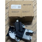 Resim OEM A8 2004-2007 Arka Bagaj Kapak Kiliti Kilidi Motoru 4f5827505d 