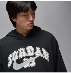 Resim Jordan Mvp Fleece Po Hoodie Erkek Siyah Sweatshirt Ib7274-010 Çok Renkli 