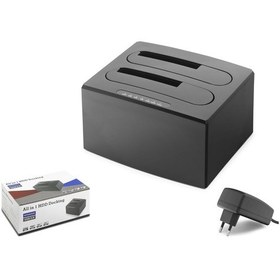 Resim Hadron Hdx1791 Usb 3.0 Hdd/ssd Disk Docking Station Sata 2.5 /3.5 İnç - Siyah 