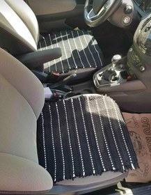 Resim Terletmez Oto Kilim Ön Ve Arka 3 Lü Serme Set Oto Minderi 