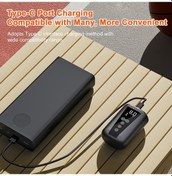 Resim Geeksen Elektrikli Top Pompası Lcd Ekranlı, Taşınabilir Şişirme Cihazı - Basketbol, Futbol, Voleybol Topları İçin İğne Dahil 