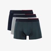 Resim Tommy Hilfiger Trunk 3'lü Erkek Yeşil Boxer 