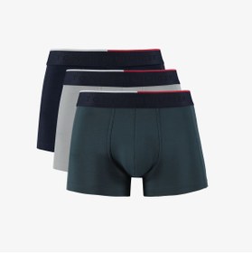 Resim Tommy Hilfiger Trunk 3'lü Erkek Yeşil Boxer 