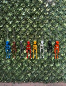 Resim 3DBASKILAR Iskelet Ayna Süsü (25 Adet) 