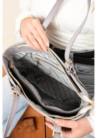 Resim Just Polo Şık Ve Lüks Tasarım El Ve Omuz Çantası Yeni Sezon Ebat :boy: 25 En : 35 Cm Gri 