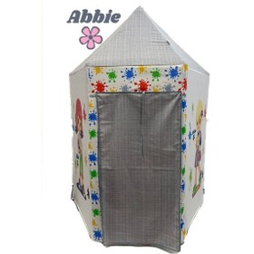 Resim Abbie Çalışkan Kızlar Şato Oyun Çadırı Gri 