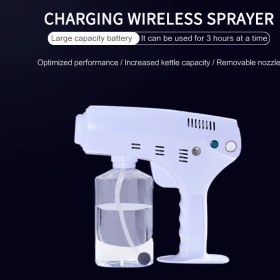 Resim Guangdong Spirit 600ML/USB Ev El Mavi Işık Nano Sprey Duman Makinesi Boya Püskürtme Makinesi Makinesi Yepyeni ve Yüksek Kalite (Yurt Dışından) 