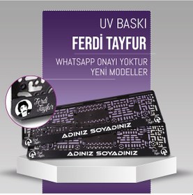 Resim Ferdi Tayfur Plakalık, 2 Adet Premium Uv Baskı, Plakalıkhane 