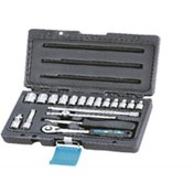 Resim Genel Markalar INDUSTRO 1/4" ALTI KÖŞE LOKMA TAKIMI 19 PARÇA 