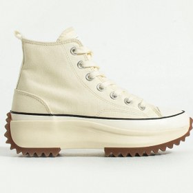 Resim Hush Puppies Azaria Kadın Bej Keten Spor Ayakkabı 