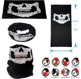 Resim Ozcmax Motorcu Boyunluk Baff Buff Bandana - 25X48 cm Model 7 
