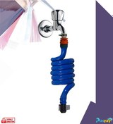 Resim Plasyay Spiral Taharet Matik Hortum Rekorlu ve Duvara Sabitlemeli 100 CM Mavi 