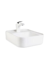 Resim Lena - Tezgah Üstü Porselen Lavabo - E-2103 Beyaz 