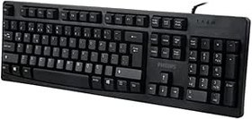 Resim Philips SPK6214 Siyah USB Q Multimedia Klavye 