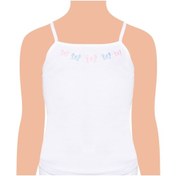 Resim Tutku Kız Çocuk İp Askı İşlemeli Atlet 0165 6'lı Paket Beyaz 