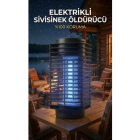 Resim AC Aydınlatma Elektrikli Sivrisinek Öldürücü Tuzak Lamba | Uv Işıklı Böcek Kovucu 