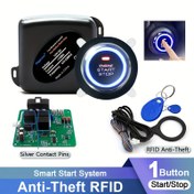 Resim Araç Alarmı Başlat Durdur Butonu Motor RFID Anahtarsız Giriş Sistemi Push Button Uzaktan Kumanda Otomatik Marş Stop, Araç Güvenlik Sistemi,Uzaktan Başlatma Kontrolü,Modern Araba Aksesuarı,Kompakt Tasarım,Hassas Mühendislik,Yüksek kaliteli düğme,Motor Başlatma Anahtarı,Teknoloji Meraklısı Sürücüler,Araç Sahipleri 