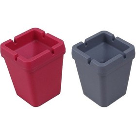 Resim Kullan At Kokusuz Kare İkili Set Küllük Ev/ofis/araç 10x8x8 cm 