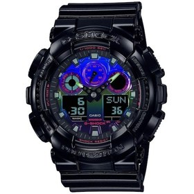 Resim Casio G-Shock GA-100RGB-1ADR Erkek Kol Saati 