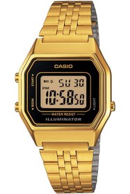 Resim LA680WGA-1DF Retro Gold Dijital Kadın Kol Saati 