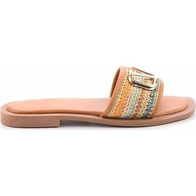 Resim Hardal Çok Renkli Kadın Terlik K04862501428 Çok Renkli 