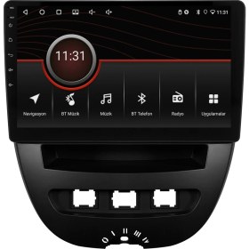 Resim Carvocal Peugeot 107 Android Multimedya Sistemi (2005-2014) CRV-4844XR 