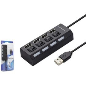 Resim Hadron HDX7008 4 Port USB 2.0 Hub 