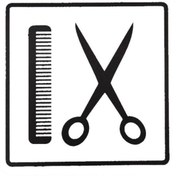 Resim ekstrafix Berber/kuaforyonlendırme Levha (yul-221) 