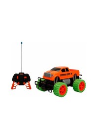 Resim Sunman Oyuncak Uzaktan Kumandalı 1:18 Neon Jumbo Wheels Usb Şarjlı Araba 26 Cm 