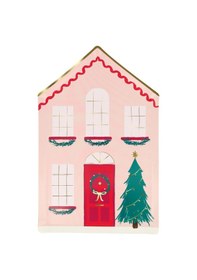 Resim Meri Meri - Festive House Plates - Kutlama Evi Tabak 8'li 