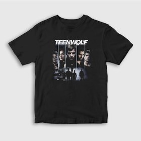 Resim Presmono Unisex Çocuk Poster Dizi Teen Wolf T-Shirt 