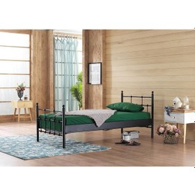 Resim Bedliga Lalas Ferforje Metal Tek Kişilik Karyola 