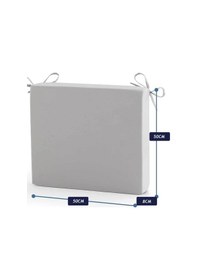 Resim Mc.pierobaby 4'lü Dış Mekan Sandalye Minderi Yemek Sandalyesi Minderi Gri 