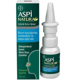 Resim Aspinatura Izotonik Burun Spreyi 20 Ml 8699546540020 