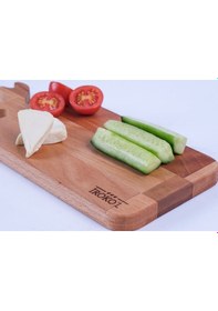 Resim İroko L Doğal Kayın Ahşap Balık Şekilli Kesme Tahtası 30x13,5 Cm Premium El Yapımı, Mutfak Tahtası Ahşap 