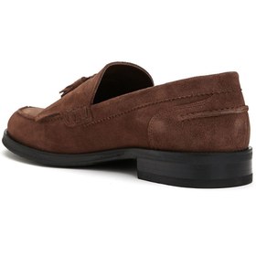Resim George Hogg Icons Kahverengi Erkek Süet Loafer 