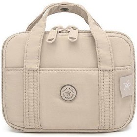 Resim Smart Bags Mikro Poly Kumaş Askılı Mini Boy Kadın Cüzdanı 3346 Bej 