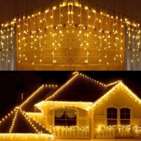 Resim Magic Hobby Dekoratif Saçak LED Işık Ip Perde Sarkıt Yılbaşı Süs Işık 