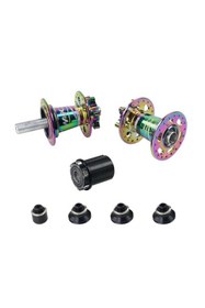 Resim Wake Rainbow Yüksek Sesli Ön Arka Göbek Seti 32 Delik Oilslick QR 12157 