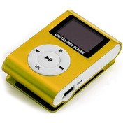 Resim Jeemson Metal Gövde Mini Lcd Ekranlı Taşınabilir Mp3 Çalar, Sırt Klesi Tasarımı, 32gb Tf Kart Desteği Altın 
